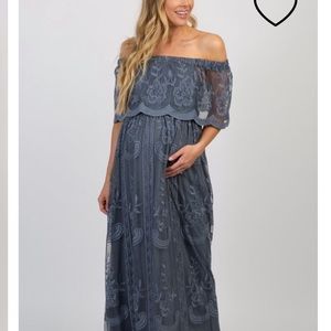 Beautiful maternity maxi dress